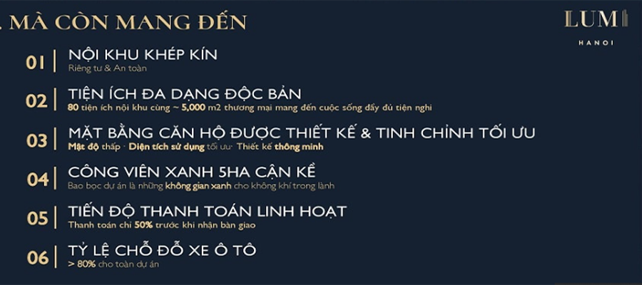 Sở hữu Chung cư Lumi Hà Nội