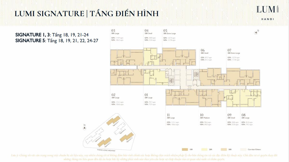 Chung cư Lumi Hà Nội Toà nhà Signature 1 